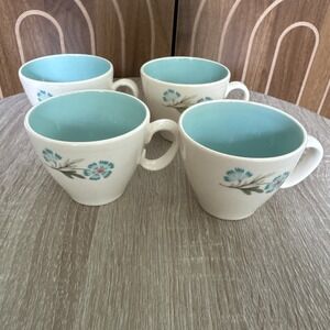 Coffee/Tea Cup Taylor Smith Bridal Wreath Set of 4 1960's